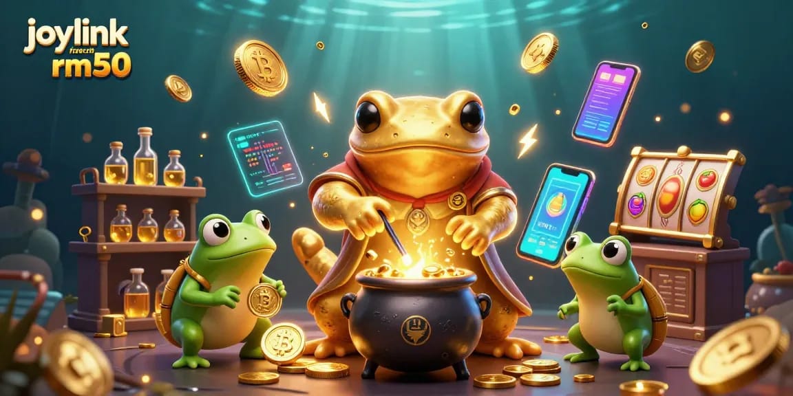 Winning big with slot reels and ancient alchemy in joylink free credit rm50 scene.