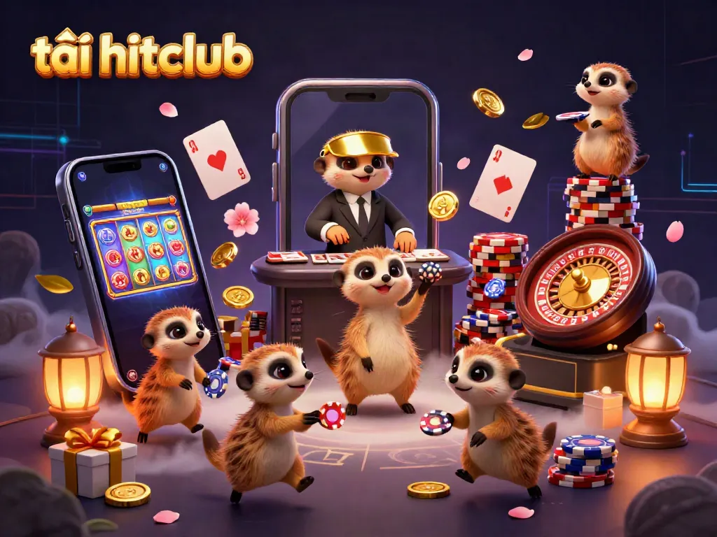 Experience the thrill of playing and tải hitclub with engaging slot games and interactive characters in a vibrant casino atmosphere.