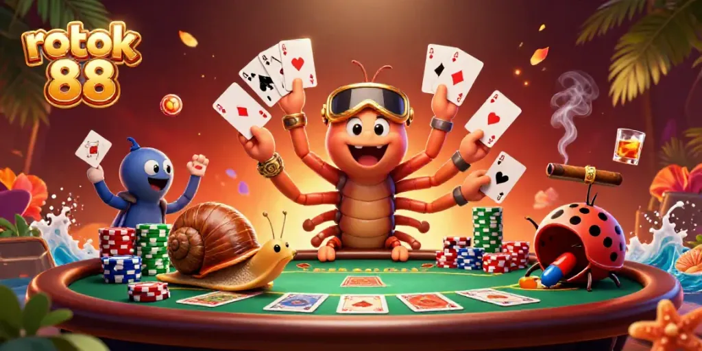 Rokok 88 menghadirkan dealer kartun 3D yang menarik dengan permainan kartu di kasino virtual.