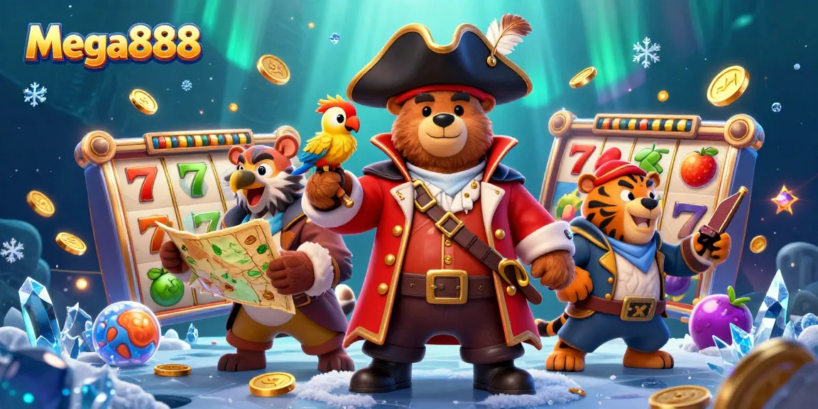 Experience the thrill of Mega888 with captivating pirate-themed gaming elements.